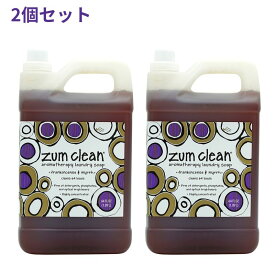 【送料無料】インディゴワイルド ズムクリーン アロマセラピー ランドリーソープ フランキンセンス＆ミルラ 1.89L 洗濯用石鹸 2個セット【Indigo Wild】Zum Clean Aromatherapy Laundry Soap Frankincense & Myrrh