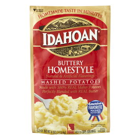 【送料無料】 マッシュドポテト バター風味 ホームスタイル 113.4g アイダホアン【Idahoan Foods】Buttery Homestyle, Mashed Potatoes 4 oz