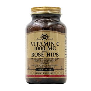 yz r^~C 1000mg [Yqbvz 100 ^ubg \K[ySolgarzVitamin C 1000 mg with Rose Hips, 100 Tablets