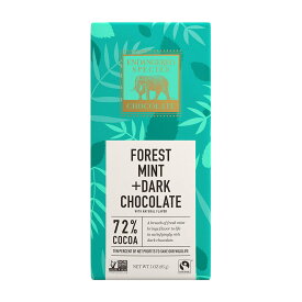 【送料無料】 フォレストミント +ダークチョコレート 72% ココア 85g エンデンジャードスピーシーズチョコレート お菓子 スナック【Endangered Species Chocolate】Forest Mint + Dark Chocolate, 72% Cocoa 3 oz