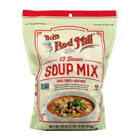 【送料無料】 13ビーン スープ ミックス 822g ボブズレッドミル 料理 大豆 豆 13種類【Bob's Red Mill】13 Bean Soup Mix, 29 oz