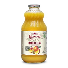 【送料無料】 オーガニック マンゴーブレンド ジュース 946ml レイクウッド【Lakewood】Organic Mango Blend Juice, 32 fl oz