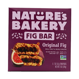 【送料無料】 フィグバー 全粒小麦 オリジナルイチジク味 6ツインパック ネイチャーズベーカリー お菓子 スナック【Nature's Bakery】Fig Bar, Original Fig 6 Twin Packs