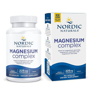 yz }OlVE RvbNX 225mg 90 JvZ mfBbNi`YyNordic NaturalszMagnesium Complex 225 mg, 90 Capsules