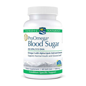 yz vIK ubhVK[ EPA DHA 60 \tgWF mfBbNi`Y IKyNordic NaturalszProOmega, Blood Sugar, 896 mg EPA 455/ DHA 315 60 Softgels