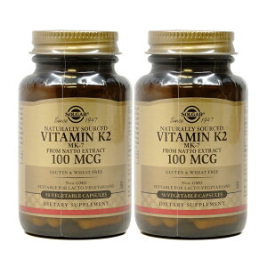 yz2Zbg i` r^~K2 VRR 100mcg 50 xWJvZ \K[ySolgarzNatural Vitamin K2 (MK-7) 100 mcg, 50 Veg Capsules