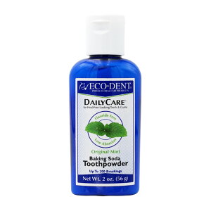 yz fC[PA x[LO\[_gD[XpE_[ dpE_[ IWi~g 56g GRfgyEco-DentzDailyCare, Baking Soda Toothpowder, Original Mint 2 oz