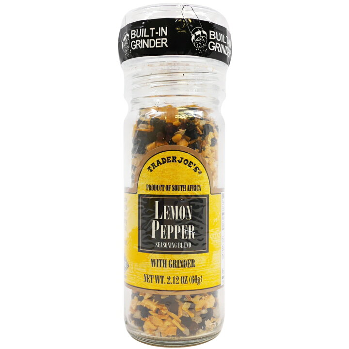 楽天市場 送料無料 レモンペッパー グラインダー付き 60g 調味料 トレーダージョーズ Trader Joe S Lemon Pepper 2 12 Oz Vitacafe 楽天市場 送料無料 レモンペッパー グラインダー付き 60g 調味料 トレーダージョーズ Trader Joe S Lemon Pepper 2 12 Oz Vitacafe