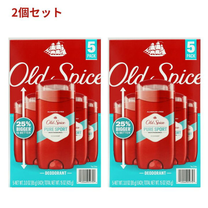 楽天市場】【送料無料】 2個セット デオドラント ピュアスポーツ 85g 5 
