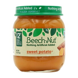 【送料無料】 ベビーフード 離乳食 スイートポテト サツマイモ 113g ステージ 2(6カ月以上から) ビーチナット 糖類なし グルテンフリー 乳成分なし【Beech-Nut】Baby Food Jar Sweet Potato for Stage 2 (from About 6 Months), 4 oz