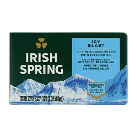 【送料無料】デオドラント 石けん アイシーブラスト 104.8g アイリッシュスプリング 石鹸 バー ソープ ボディソープ お風呂 入浴 洗顔 全身 スキンケア【Irish Spring】Deodorant Bar Soap Icy Blast (Single Unit), 3.7oz