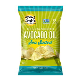 【送料無料】 ポテチ ケトルスタイル ポテトチップス アボカドオイル 海塩 141.8g グッドヘルス お菓子 スナック【Good Health】 Kettle Style Potato Chips Avocado Oil Sea Salted, 5oz