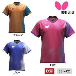 【ポイント10倍】バタフライ Butterfly インフィリア・シャツ 47220 卓球ユニフォーム 2025年春新作