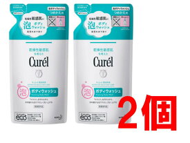 花王 キュレル 泡ボディウォッシュ つめかえ用 380ml 全国送料無料 ポイント消費に Kao Curel 2個セット