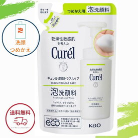 キュレル 皮脂トラブルケア 泡洗顔料 つめかえ用 130ml 花王 ニキビ 予防に 詰め替え 医薬部外品 全国送料無料 ポイント消費 Kao Curel