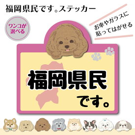 楽天市場 県内在住 ステッカー 犬 福岡の通販