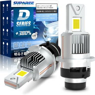 マラソン限定★1000円OFFクーポン『楽天1位・業界初純正サイズ』SUPAREE D2S D2R D4S D4R LED ヘッドライ…