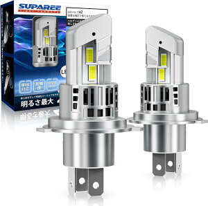 �}���\�����聚�|�C���g5�{�I�y�l�d���M�zSUPAREE h4 led �w�b�h���C�g H4 hi/lo�ؑ� h4 led �o���u �Ԍ��Ή� 6500K 32�A������LED�`�b�v 9-16V �n�C�p���[ 50W �É��t�@�� �n���Q���T�C�Y ������ �m�C�Y�E