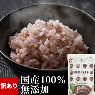 訳あり 雑穀米 厳選国産 十雑穀米 450g 送料無料 黒米 赤米 大麦 押麦 大豆 もちきび もちあわ もろこし …