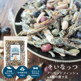 そいなっつ アーモンドフィッシュ 4種の煎り豆 300g 送料無料 小魚 アーモンド 国内加工 お菓子 おやつ おつまみ 乾燥豆 いり大豆