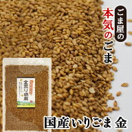 ＼楽天ランキング1位獲得！／ 波里 国産 いりごま 金 100g 送料無料 栃木県産 高根沢産 金ごま