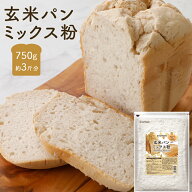 ＼楽天ランキング1位獲得！／ 米粉 玄米粉 パン用 グルテンフリー 玄米パンミックス粉 750g 送料無料 ホ…