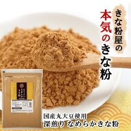 ＼楽天ランキング1位獲得！／ 波里 なめらか きな粉 国産 深煎り 600g 送料無料 国産丸大豆使用 皮むき …