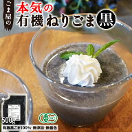 ＼楽天ランキング1位獲得！／ 波里 有機 ねりごま ペースト 黒 500g 送料無料 オーガニック 無添加 練り…