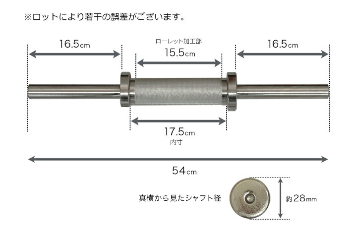 楽天市場】IROTEC（アイロテック）ファットグリップダンベルシャフト 