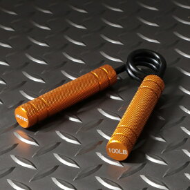 【2025年5月新発売】IROTEC（アイロテック）アルミニウムハンドグリップ ゴールド / 握力 握力強化 前腕 筋トレ 筋トレ器具 筋トレグッズ ダンベル ハンドグリップ トレーニング器具 スポーツ器具 筋力トレーニング