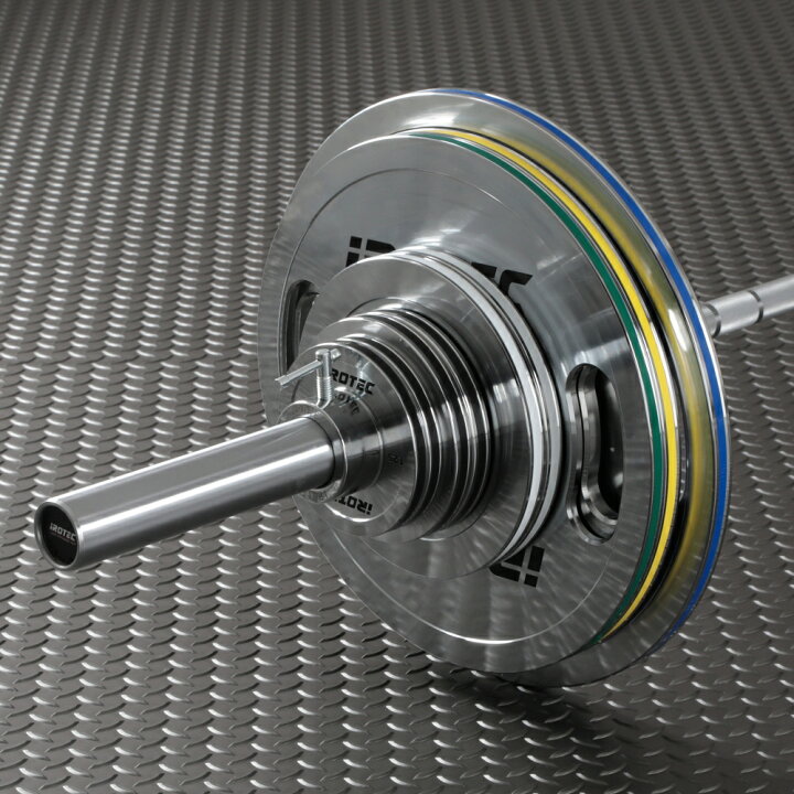 楽天市場】IROTEC（アイロテック）オリンピッククロームバーベル145KG 