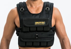 IROTEC（アイロテック）NEWブロックウエイトベスト57ポンド(約26KG)/高重量タイプの最強パワーベスト/ ウエイト 筋トレ グッズ ダンベル 鉄アレイ プッシュアップバー 懸垂 トレーニング器具 筋トレ器具 スクワット プッシュアップ