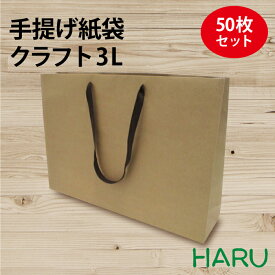 手提げ紙袋 クラフトK-600 茶無地 50枚 未晒 幅600×マチ130×丈410 アクリル平紐（こげ茶）（ 手提げ袋 紙袋 手提げ 紙手提げ袋 ラッピング プレゼント ギフト アパレル ショップ 引き出物 内祝い 大 ハンドメイド クラフトバッグ 丈夫 高級 茶 無地 おしゃれ ）