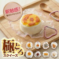 【極とろスクイーズ】新触感 ぷにゅぷにゅ 食品グレードシリコン使用 スクイーズ 8種 約18cm カラビナ付 …