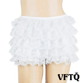 コスプレ 衣装 VFTQ ビフテキ VF-OR-FRP002 FRILLPANTSフリルパンツ 見せパン 全2色 /RR 正規品 コスプレ衣装 フリル パンツ ペチパン フリルパンツ ペチコートパンツ 仮装 イースター パンツ コスチューム ショートパンツ ショート ハロウィン レディース インナー 透けない