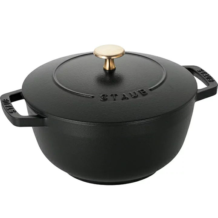 楽天市場】ストウブ STAUB Wa-NABE Lサイズ ブラック 20cm 鋳物 