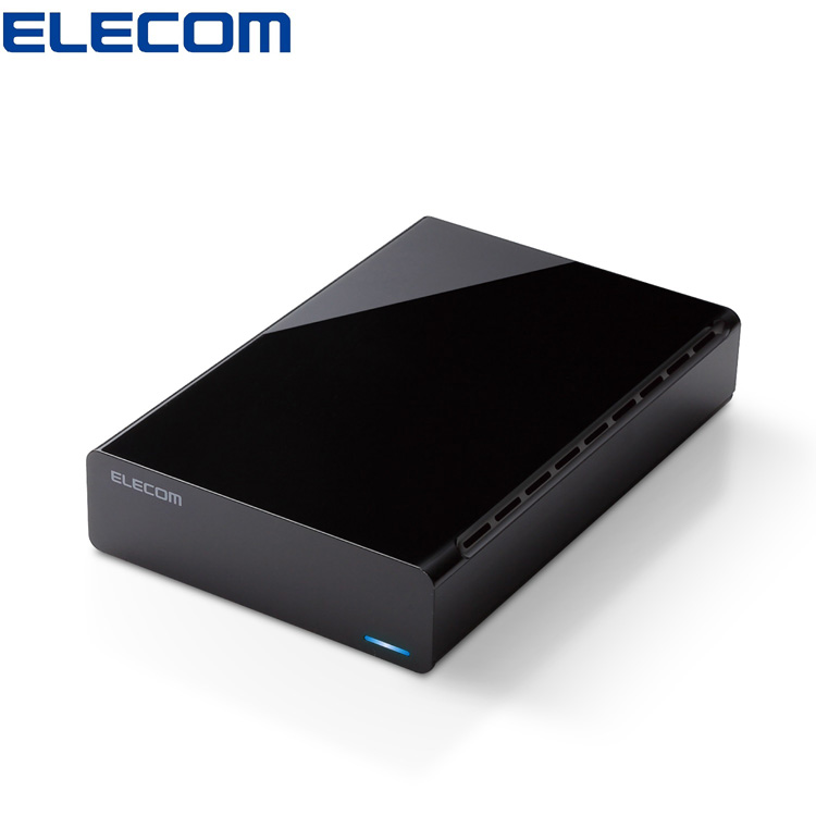 エレコム ELECOM ELECOM Desktop Drive USB3.2(Gen1) 6.0TB Black 外付け3.5インチハードディスク HDD ELD-HTV060UBK