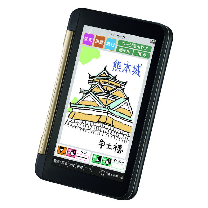 楽天市場】シャープ カラー 電子辞書 Brain ブレーン PW-SR4 大型キー 