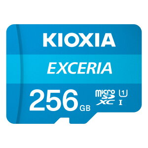 KIOXIA microSDJ[h 256GB Class10 KMU-A256G EXCERIA GNZA Ń SDϊA_v^t