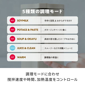 レコルトrecolte自動調理ポットRSY-2(W)調理モード