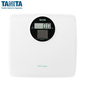 タニタ 体重計 ソーラー充電 HS-302 ホワイト