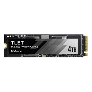 ŃGC[g[fBO TLD-M5A04T4ML SSD TLD-M5AV[Y 4TB NVMe 1.4 /PCIe Gen4x4 M.2 2280