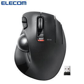 エレコム ELECOM トラックボールマウス ワイヤレス 無線 親指操作タイプ 6ボタン チルト機能付 高性能 M-XT3DRBK ブラック