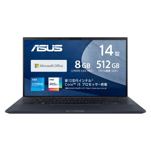 ASUS ExpertBook B9 B9400CBA m[gp\R 14^ Iris Xe Core i5-1235U  8GB SSD 512GB WebJ wF ߐڃZT Bluetooth Wifi6 Officet {L[{[h B9400CBA-KC0438WS