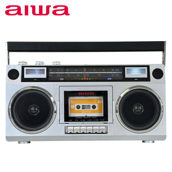 アイワ AIWA HS-RL75 ラジオカセットプレーヤー 通電確認済み（AIWA HS 