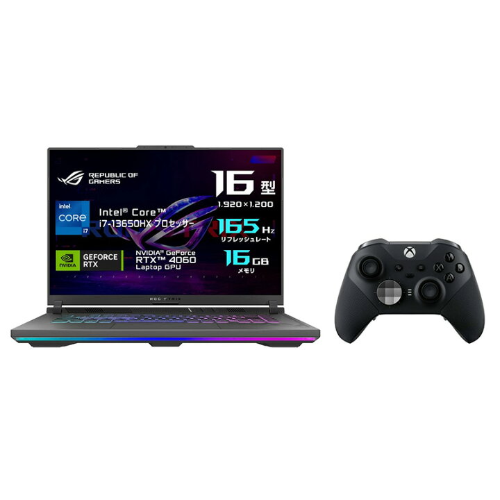楽天市場】【セット商品】ASUS ROG Strix G16 ゲーミングノート 