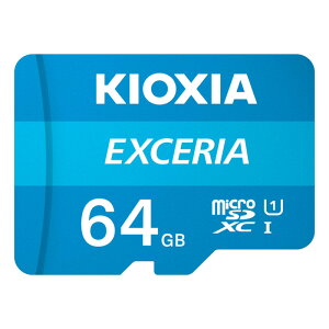 KIOXIA microSDJ[h 64GB Class10 KMU-A064G EXCERIA GNZA Ń Ki T|[g