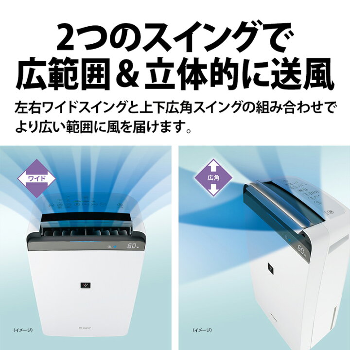 楽天市場】シャープ 除湿機 CV-P180-W ホワイト系 コンプレッサー方式 