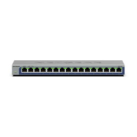 NETGEAR ネットギア スイッチングハブ 16ポート 1G 金属筐体 静音ファンレス アンマネージスイッチ リミテッドライフタイムハードウェア保証 GS116-300JPS