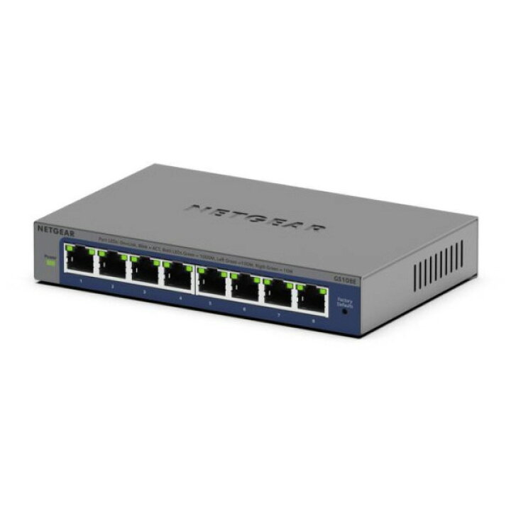 楽天市場】NETGEAR ネットギア スイッチングハブ 8ポート 1G 金属筐体 